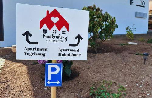 Frankenherz-Apartments - Premium Wohnung mit Terrasse & zwei Schlafzimmern, nahe Playmobil-Funpark, Self-Check-In - Foto 53