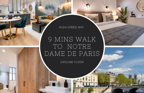 Paris Central Gem 9 Min Walk to Notre-Dame and Louvre - Foto 1