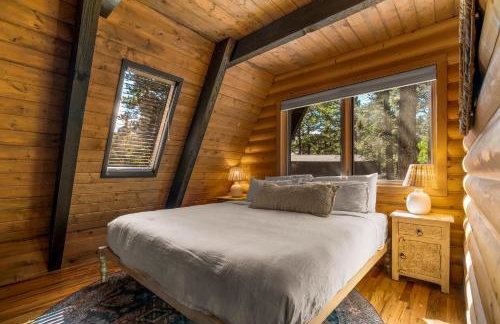 Timber A-Frame, Large Deck, Hot Tub, Fireplace - Foto 20