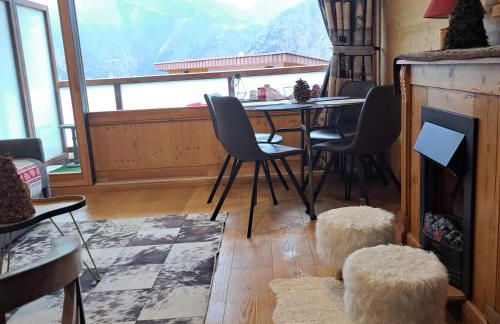 STUDIO 2 ALPES STYLE CHALET au PIED DE TELESIEGE DU DIABLE - Foto 16
