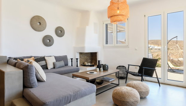 Mykonos Big Blue Villas & Suites At The Seaside - Foto 3, Zona de estar
