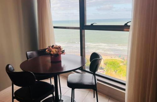 Frente Mar - Beach Class Internacional - Flat Boa Viagem - Foto 31