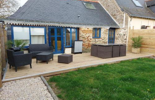 Charmante maison en Anjou Bleu, 2 pers, terrasse, poêle à bois, équipements bébé, cuisine équipée - FR-1-622-72 - Foto 18