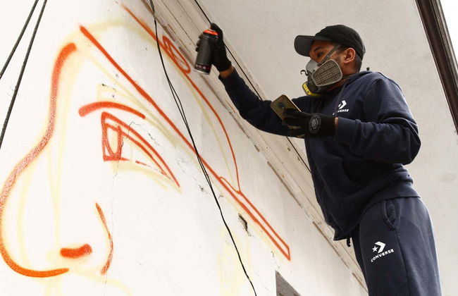 Oficina de grafite em Callao - Foto 2