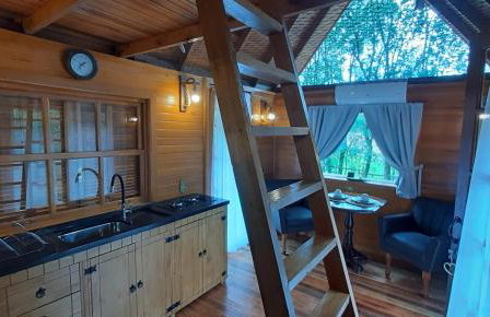 Casa na árvore com banheira, piscina, trilha, cavalo - Foto 15