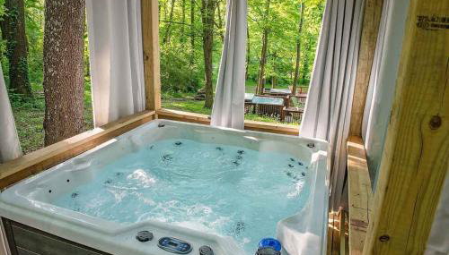 Stefan Cabin Nature-nested Tiny Home Hot Tub - Foto 2