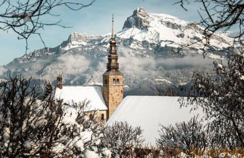 La marmotte: Vue Mont Blanc, terrasse, parking - Foto 34