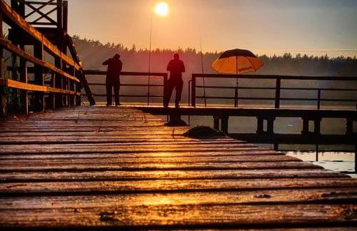 Osada Miłojeż - całoroczne Domy Premium w Borach Tucholskich, Jacuzzi pod gwiazdami - Foto 37