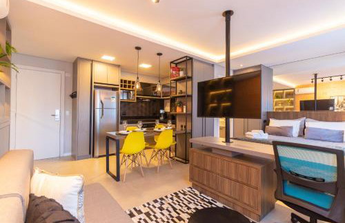 Luxuoso Apto Em Frente Ao Shopping Curitiba - Piscina, Academia e Sauna - Foto 46