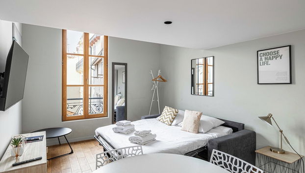 Large Duplex - Cannes Center - Foto 2, Habitación