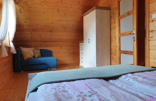 Borowikowe Zacisze drewniane domy z kominkami - Foto 12