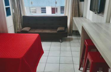 Studio completo frente à Praia do Gonzaga ( Pé na Areia ) - Foto 23