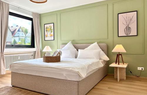 HyggeLiving - DELUXE - 90qm - Balkon - Gartenblick - 55 Zoll TV - Boxspringbetten - Hunde - Kinder - Fahrradkeller - Foto 35