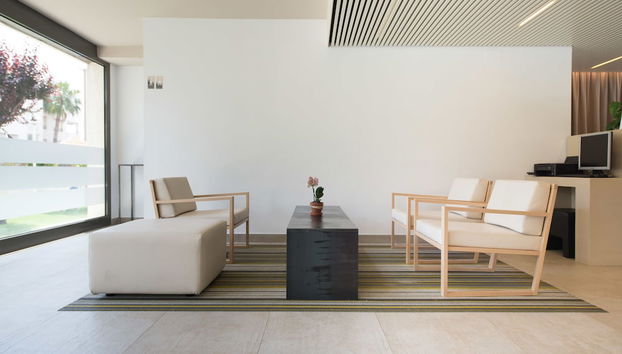 Zona de estar del vestíbulo