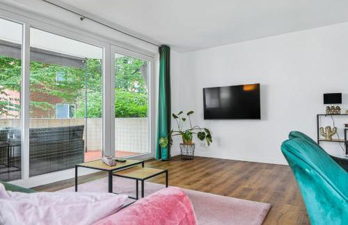 ARCHIPEL - Balkon - nahe Hamburg - Lounge - Smart TV - Parking - Foto 3