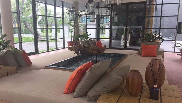 Sala de estar do lobby