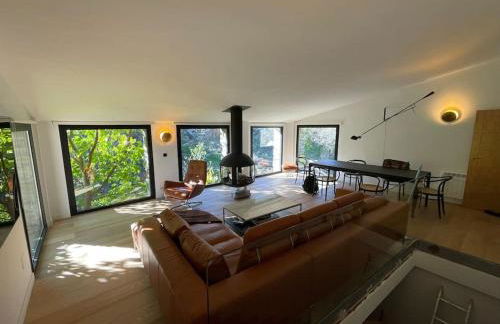 Villa privada y piscina salina y chimenea colgante - Foto 12