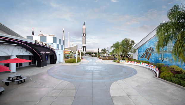 Vista al Centro Espacial Kennedy