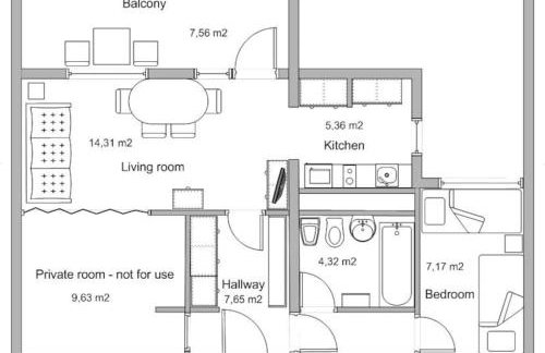 Eurit apartment shown in detail - Foto 5
