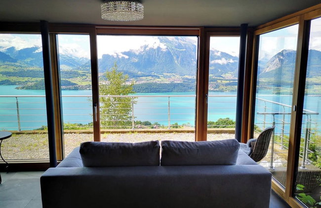 Chalet With Panoramic Views of the Mountains of the Oberland and Lake Thun - Foto 20