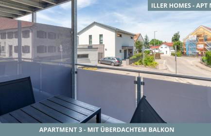 Iller Homes - 5 x Moderne Fewos je 1bis2 oder 1bis4 Pers mit Küche u Balkon - Parkplätze vorhanden - Foto 61