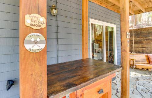 Secluded Cherry Log Cabin with Hot Tub and Swings! - Photo 33