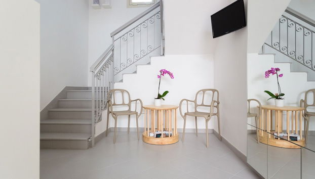 Zona de estar del vestíbulo