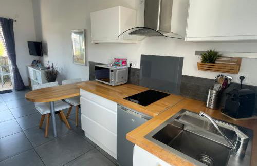 Plage à 400 m Studio tout confort Terrasse Clim Parking - Foto 3