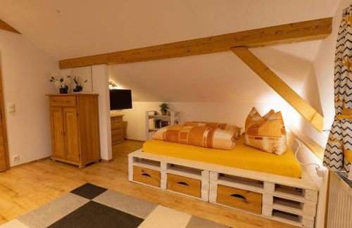 FeWo Froschkönig mit Sauna & Bergblick, Self-Check-in, WLAN, Parkplatz, zentrumsnah - Foto 7