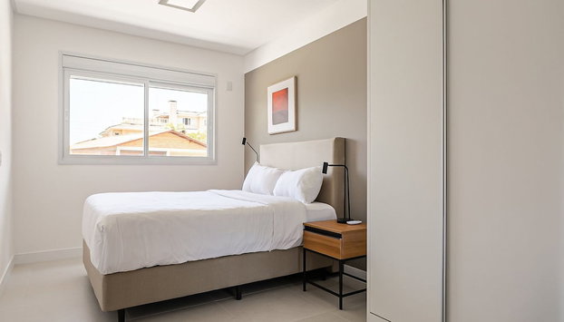 Cannes Club by Viva - Residence a 200m da praia | Ingleses do Rio Vermelho - Foto 3, Zimmer