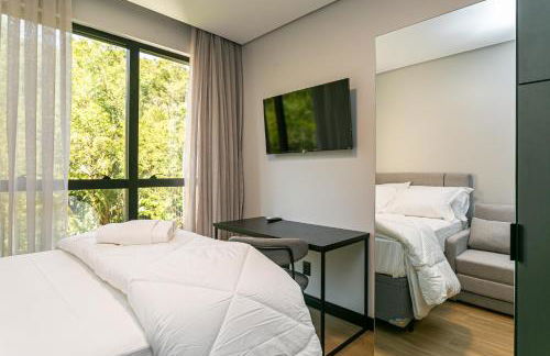 Village Lofts a 5 minutos da Vila Germânica com piscina aquecida no terraço - Foto 20