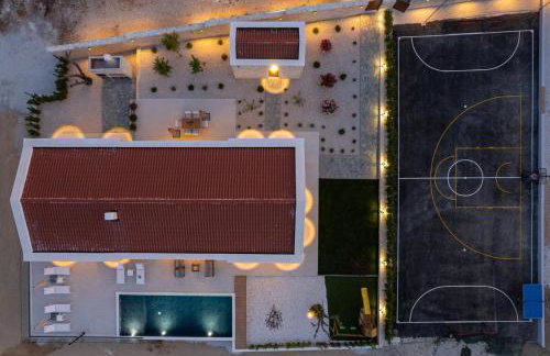 Luxury Villa Terra & Aria Dalmatica heated pool sauna & jacuzzi - Foto 48