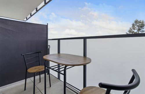 Stylowy apartament z balkonem i panoramą miasta - Foto 18