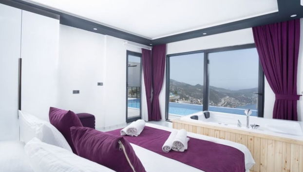 Villa Ebru 2 is 2 bed 4 Guests Luxury Villa - Foto 4, Habitación