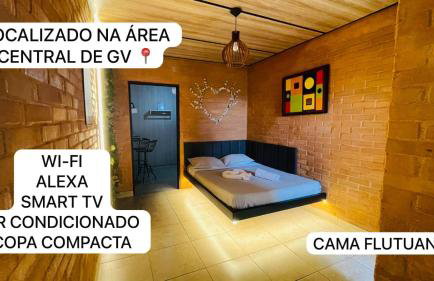 Suite inteligente com integração com alexa- cama flutuante - área central de GV- casais- indivudual - Foto 30