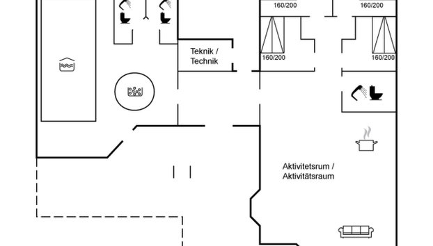 "Niela" - 800m from the sea - Foto 2, Floorplan