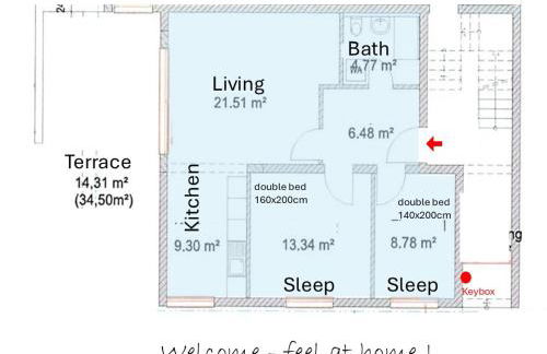 Wohlfühlwohnung Sonnenterrasse E Auto Ladestation - Foto 2