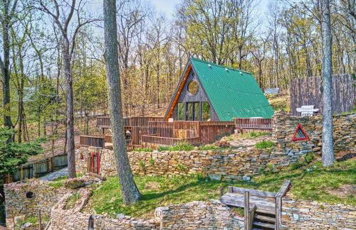 The Black Aframe - HOT TUB and Mountain Views - Foto 48