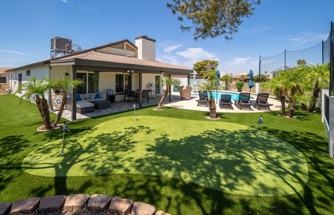 Peoria Oasis on Golf Course Pool Putting Green - Foto 31