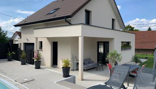 Superbe villa avec piscine proche de belfort - Foto 4, sunbed