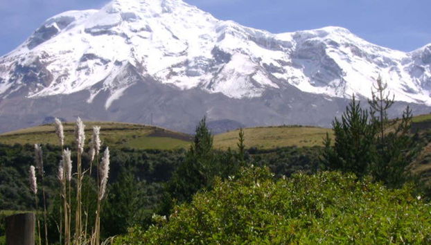 views of the Chimborazo volcano