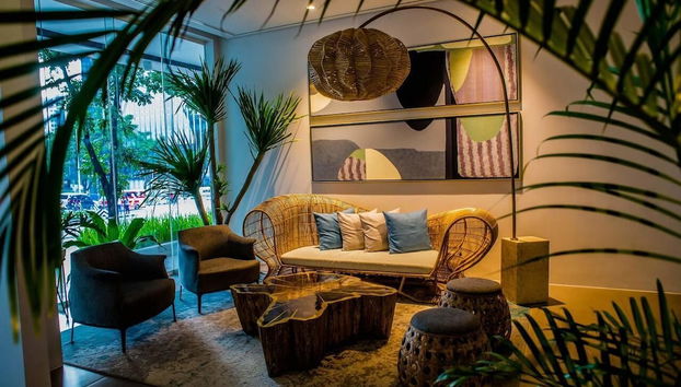 Zona de estar del vestíbulo