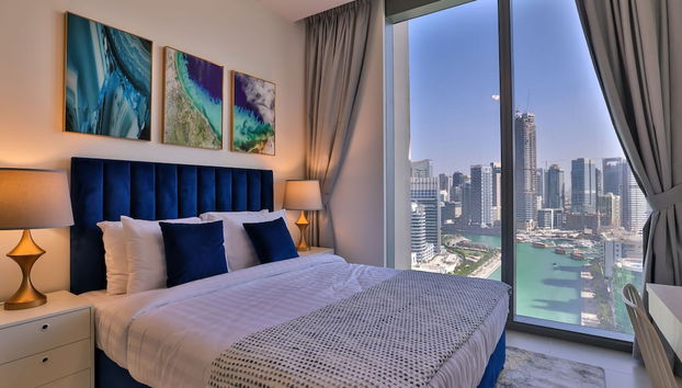 One Bedroom Near Dubai Wheel & JBR by Belvilla - Foto 2, Quarto