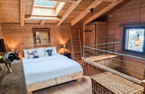 Le Noisetier - Mini Chalet 2 pers - 2min la Clusaz - AravisTour - Photo 10