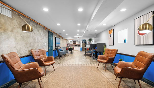 Zona de estar del vestíbulo