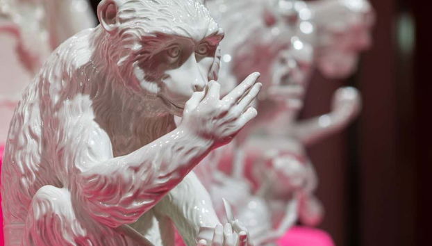 Una de las piezas del Museo de la Porcelana de Meissen