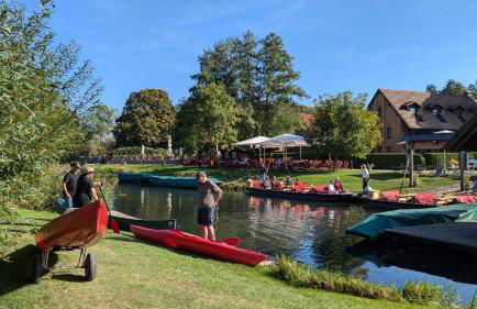 Spreewaldhäuser Golinski mit Kamin am Neuendorfer See - Foto 78