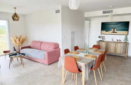 2 Ch Appt 63m² 4/6P. + piscine 4 mn plage & centre - Foto 6