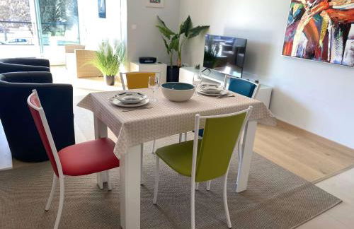 La Forêt-Fouesnant, appart. neuf, centre, proche golf, parking privatif - FR-1-481-130 - Foto 2