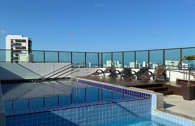 Flat no Beach Class Santa Maria - Foto 13